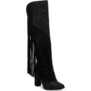 Jessica Simpson Womens Asire 2 Embellished Tall Knee High Boots Western Size 7.5